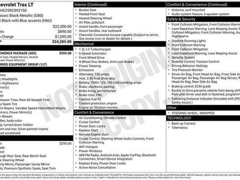 Certified 2024 Chevrolet Trax LT w/ LT Convenience Package image 42