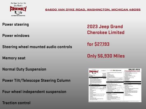 Used 2023 Jeep Grand Cherokee Limited w/ Luxury Tech Group II AWD/4WD image 7