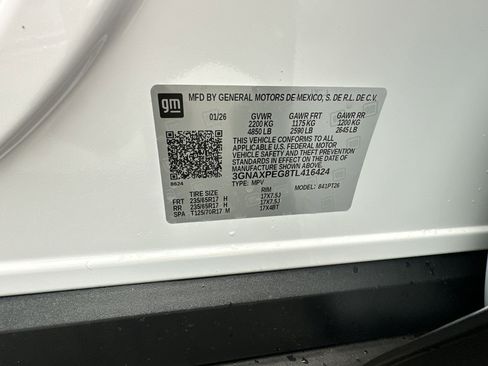 New 2026 Chevrolet Equinox LT w/ Safety and Technology Package image 20