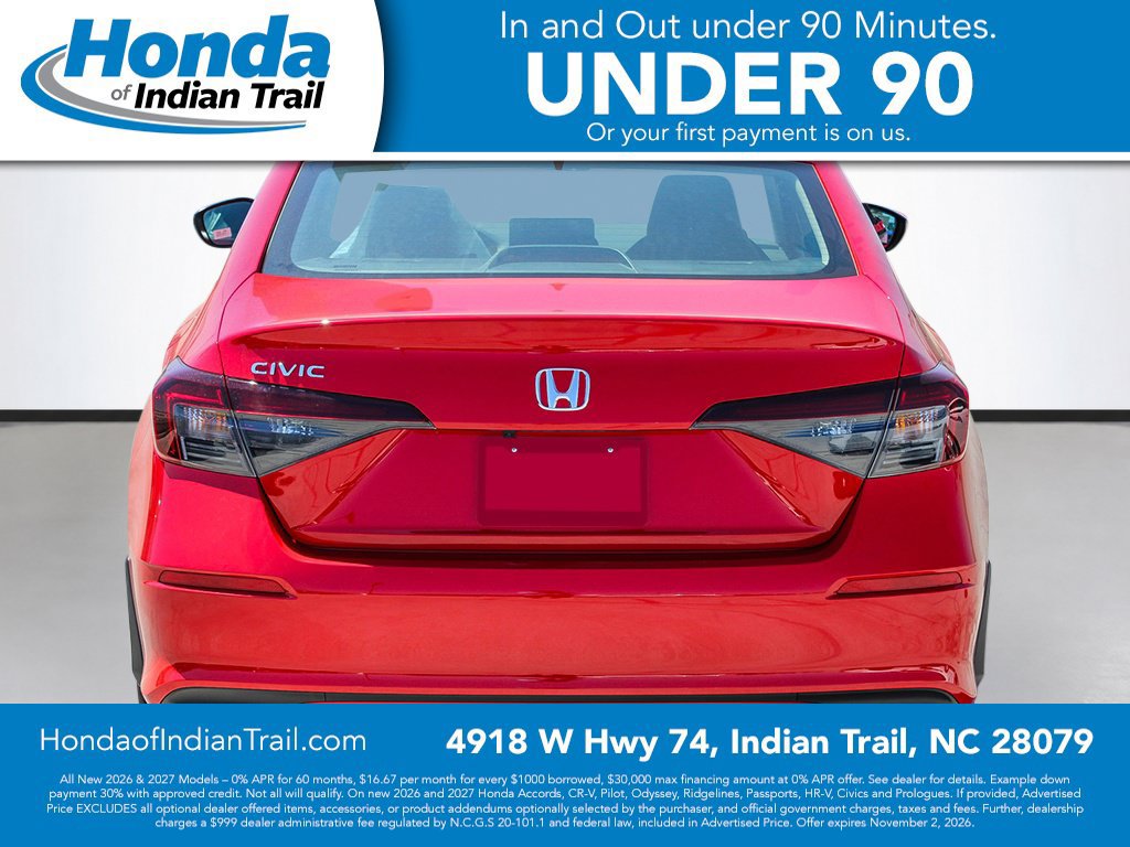 New 2026 Honda Civic LX image 3