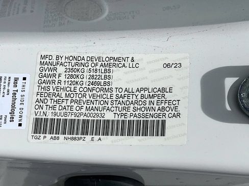 Used 2023 Acura TLX Type S w/Performance Tire AWD image 34