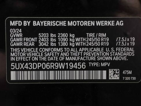 Used 2024 BMW X3 sDrive30i w/ Convenience Package RWD image 52