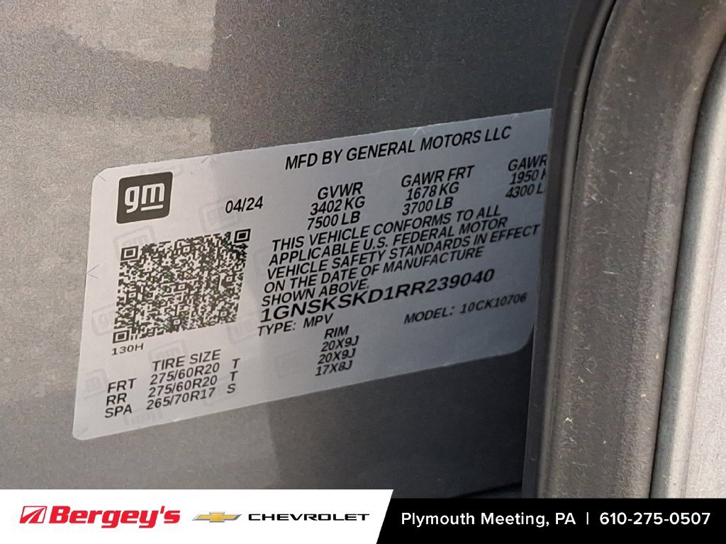 Certified 2024 Chevrolet Tahoe Premier AWD/4WD image 30