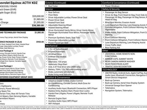 Used 2025 Chevrolet Equinox ACTIV w/ Safety and Technology Package image 3