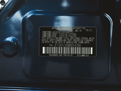 Used 2021 Subaru WRX Premium w/ Popular Package #1 image 47