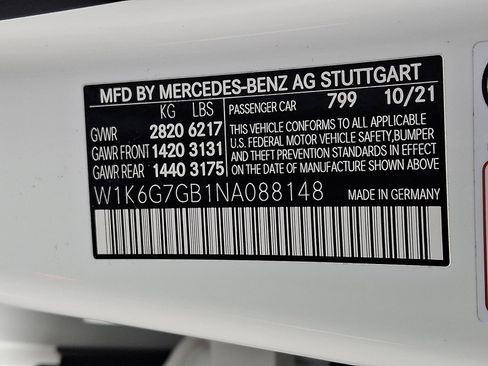 Certified 2022 Mercedes-Benz S 580 4MATIC Sedan image 27