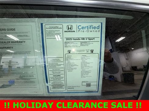 Certified 2025 Honda HR-V Sport image 13