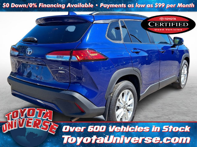 Certified 2022 Toyota Corolla Cross LE w/ Moonroof Package AWD/4WD image 4
