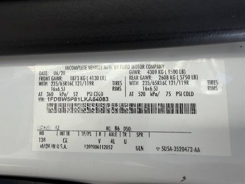 Used 2020 Ford Transit 350 w/ Interior Upgrade Package RWD image 23