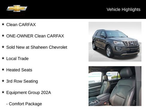 Used 2017 Ford Explorer XLT w/ Equipment Group 202A AWD/4WD image 18
