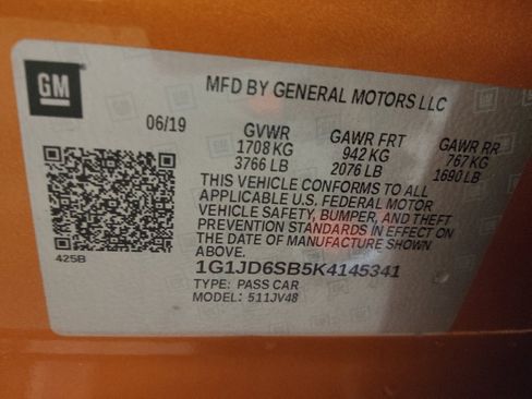 Used 2019 Chevrolet Sonic LT w/ Convenience Package FWD image 33