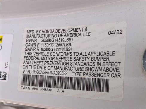 Used 2022 Honda Accord EX-L image 14