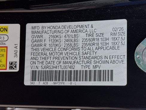 Certified 2026 Honda CR-V EX image 38