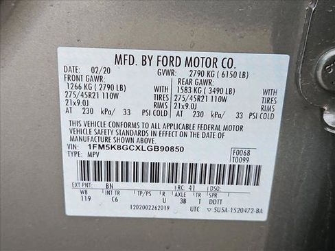 Used 2020 Ford Explorer ST w/ ST Street Pack AWD/4WD image 18