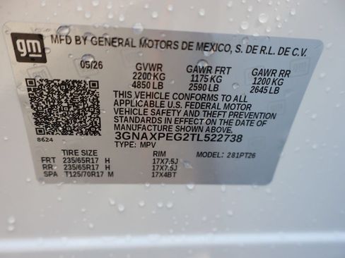 New 2026 Chevrolet Equinox LT w/ Convenience Package II AWD/4WD image 33
