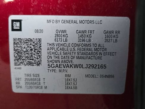 Used 2020 Buick Enclave Essence AWD/4WD image 3