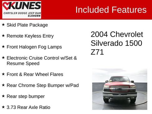 Used 2004 Chevrolet Silverado 1500 w/ Light Duty Power Package image 3