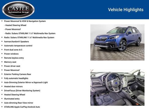 Used 2022 Subaru Outback Limited AWD/4WD image 8