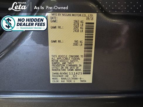 Used 2019 Nissan Altima 2.5 SL FWD image 27