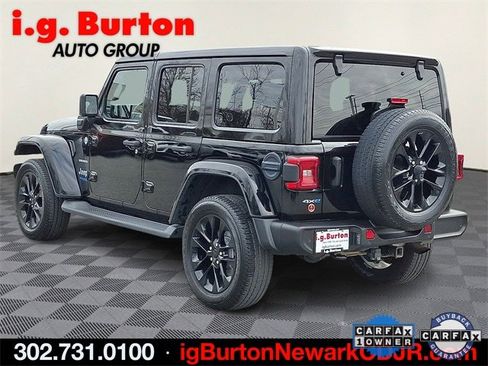 Used 2021 Jeep Wrangler Unlimited Sahara 4xe w/ Cold Weather Group image 4