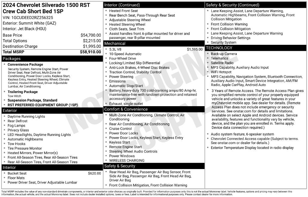 Used 2024 Chevrolet Silverado 1500 RST AWD/4WD image 5