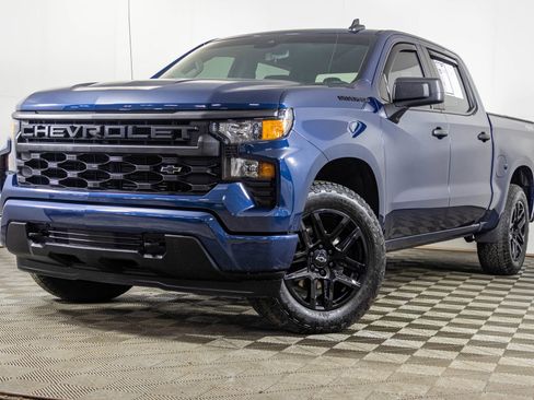 Used 2023 Chevrolet Silverado 1500 Custom w/ LPO, Dark Essentials Package AWD/4WD image 2