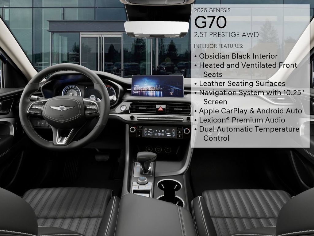 New 2026 Genesis G70 2.5T Prestige AWD/4WD image 17