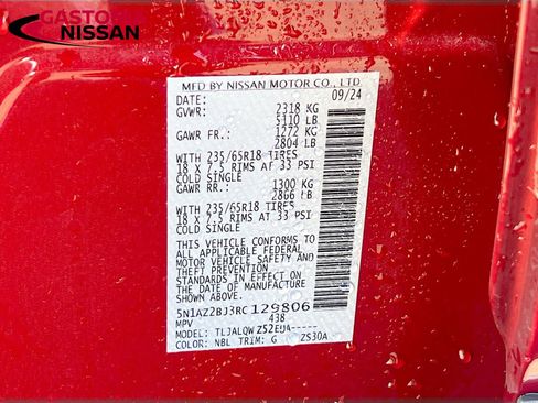 Used 2024 Nissan Murano SV image 41