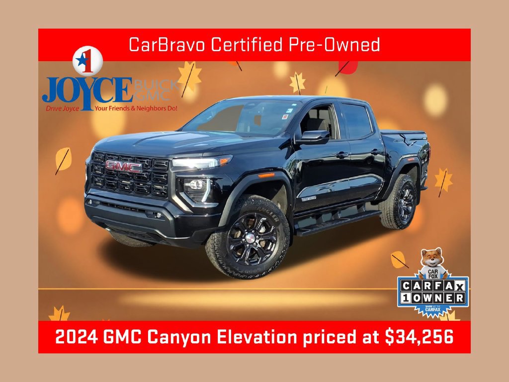 Certified 2024 GMC Canyon Elevation w/ Convenience Package AWD/4WD 360° Tour