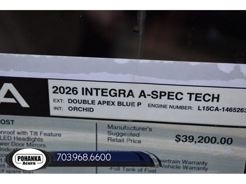 New 2026 Acura Integra A-Spec image 36