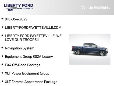 Used 2019 Ford F150 XLT w/ Equipment Group 302A Luxury image 5