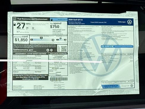 New 2026 Volkswagen GTI S image 24