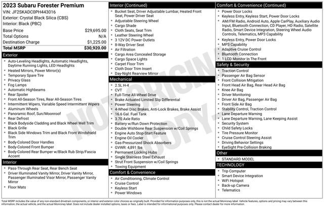 Used 2023 Subaru Forester Premium AWD/4WD image 5