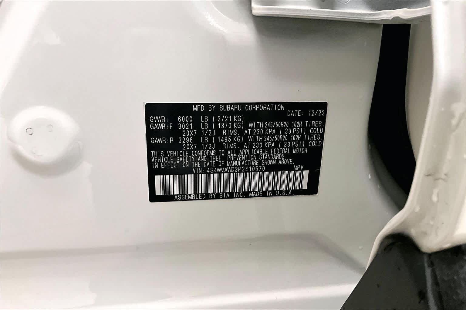 Used 2023 Subaru Ascent Touring AWD/4WD image 63