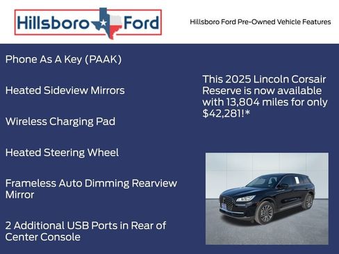 Used 2025 Lincoln Corsair Reserve image 14