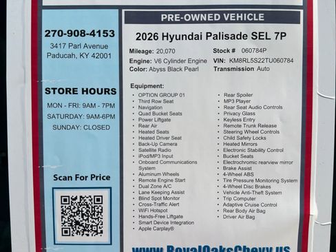 Used 2026 Hyundai Palisade SEL FWD image 34