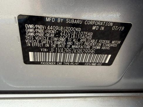 Used 2019 Subaru WRX STI AWD/4WD image 53