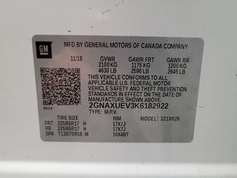 Used 2019 Chevrolet Equinox LT image 33