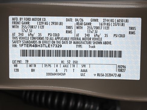 New 2026 Ford Ranger XL w/ Trailer Tow Package RWD image 13