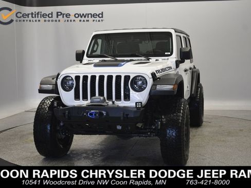 Used 2022 Jeep Wrangler Unlimited Rubicon 4xe w/ Cold Weather Group image 1