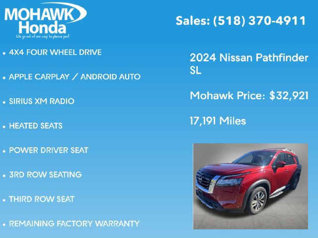 Used 2024 Nissan Pathfinder SL AWD/4WD image 8