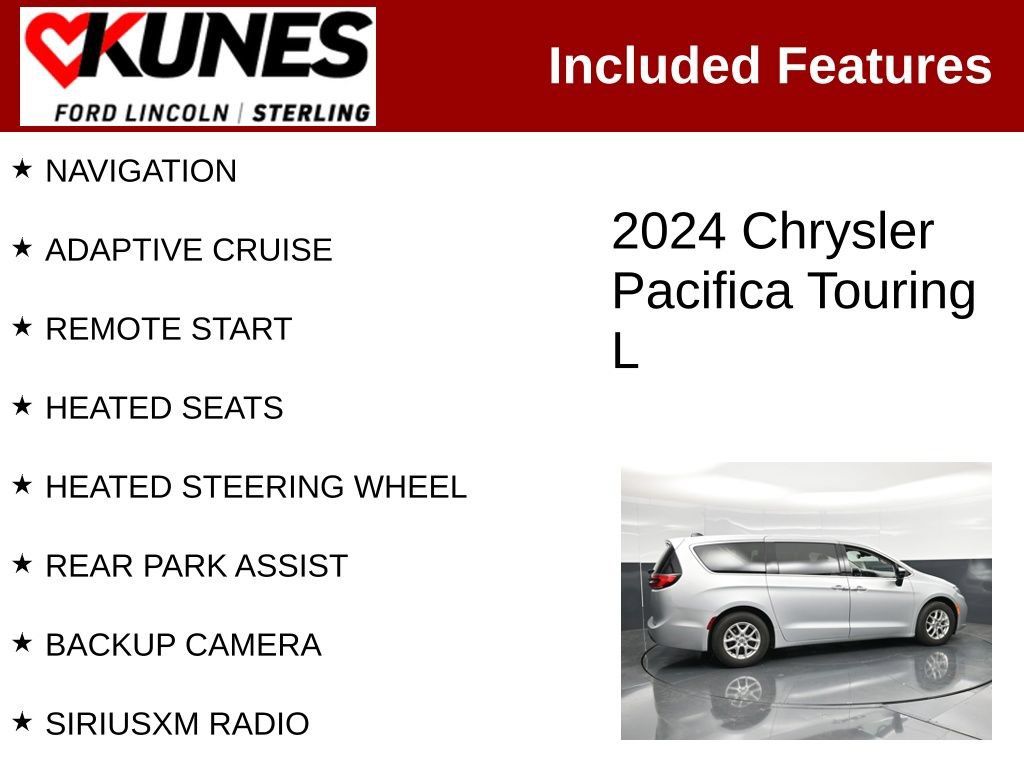Used 2024 Chrysler Pacifica Touring-L FWD image 2