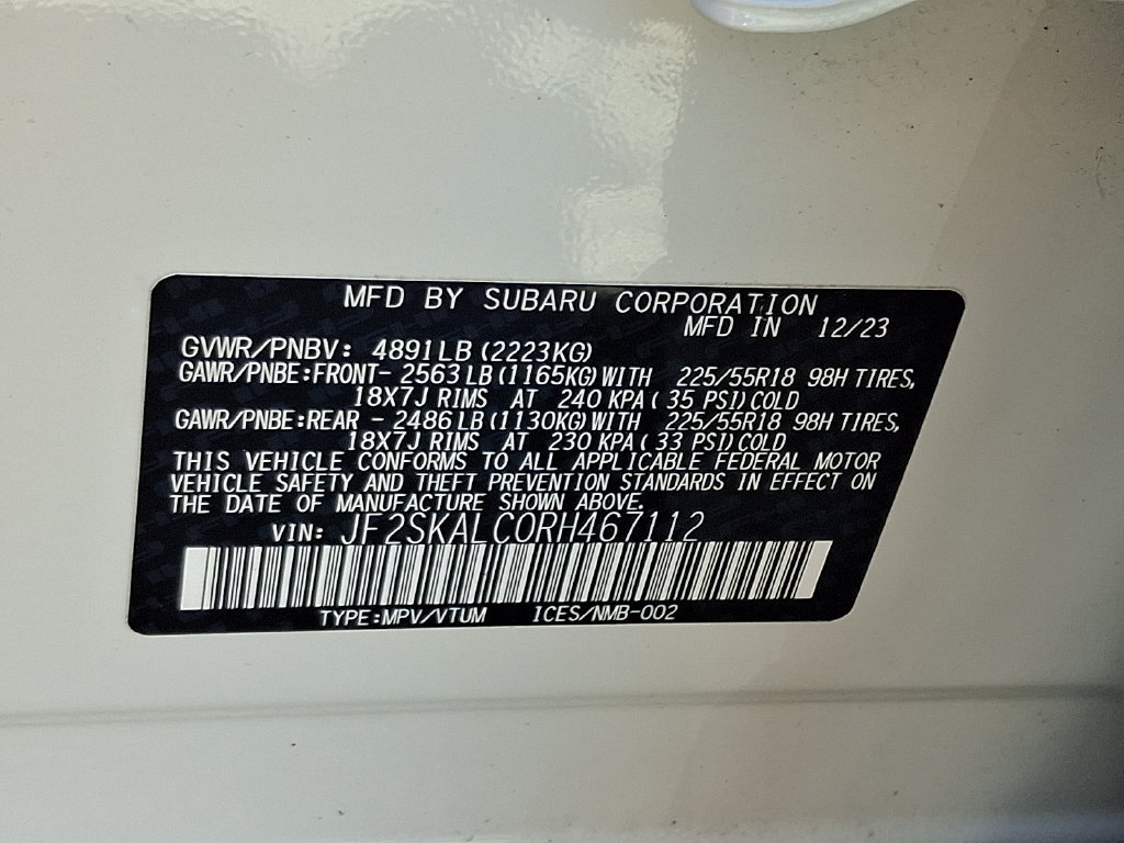 Certified 2024 Subaru Forester Limited w/ POP Package 3 AWD/4WD image 27