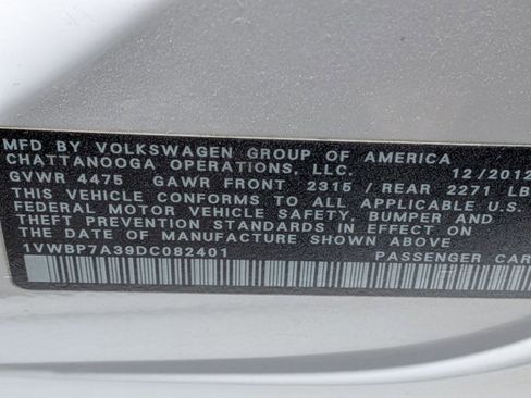 Used 2013 Volkswagen Passat 2.5 SE FWD image 23