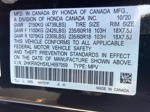 Used 2020 Honda CR-V EX image 39