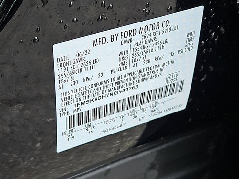 Certified 2022 Ford Explorer XLT w/ Equipment Group 202A image 27