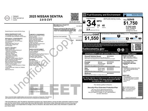 Used 2025 Nissan Sentra S FWD image 4