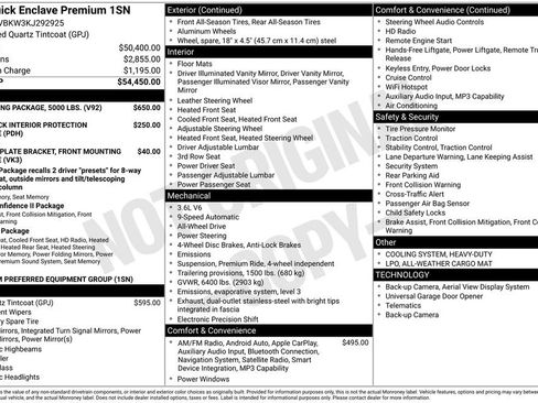 Certified 2019 Buick Enclave Premium w/ Trailering Package, 5000 lbs. AWD/4WD image 5