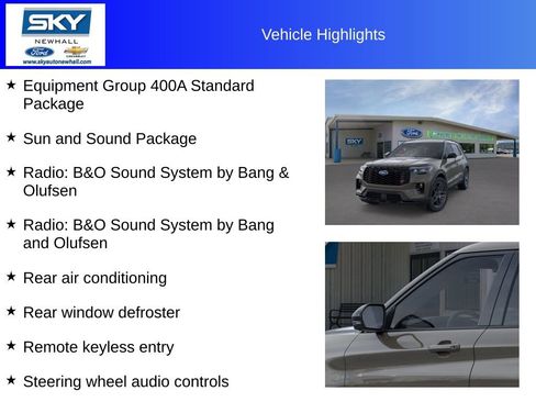 New 2026 Ford Explorer ST w/ Sun And Sound Package image 12
