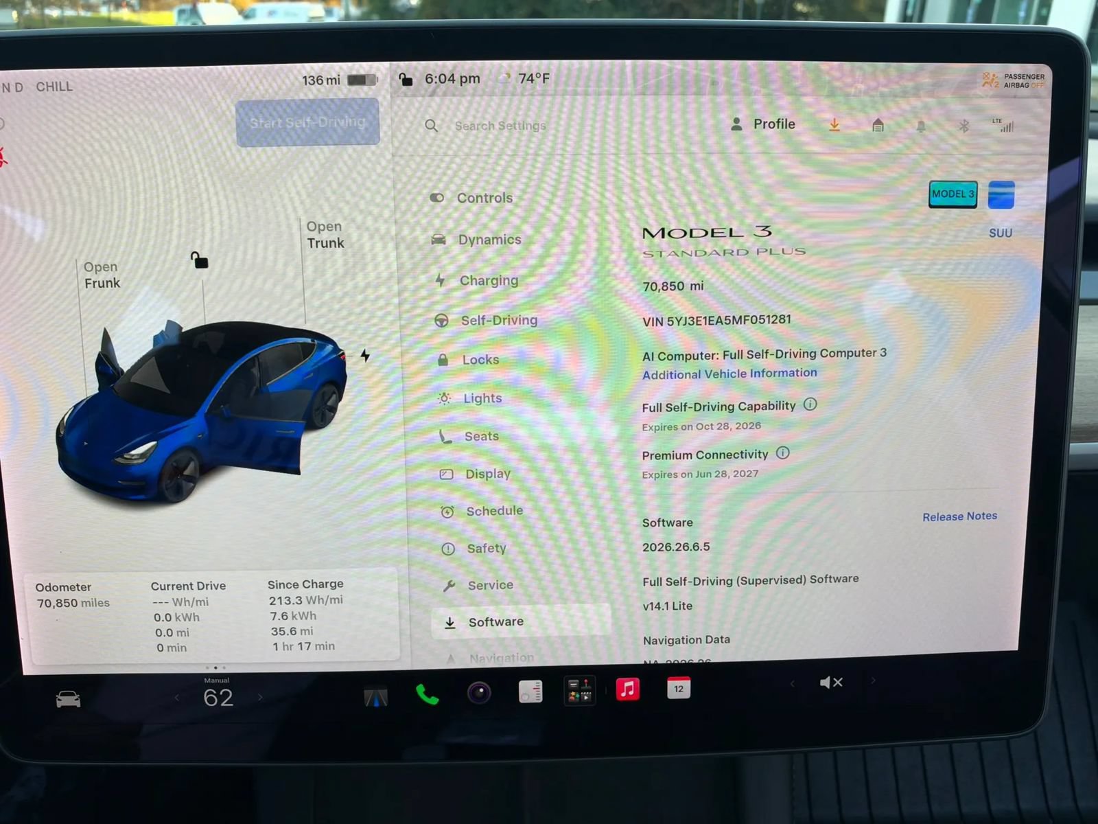 Used 2021 Tesla Model 3 Standard Range Plus RWD image 20